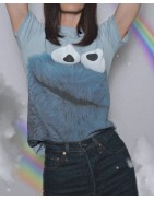 Women´s Slim Fit Tee "Crazy Triki" © Sesame Street