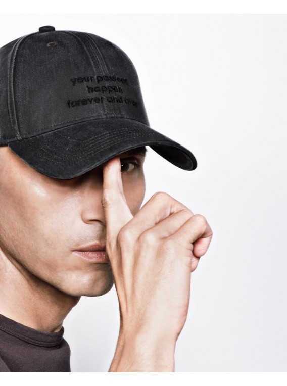 Denim Cap Unisex - Worn Grey - Forever and Ever