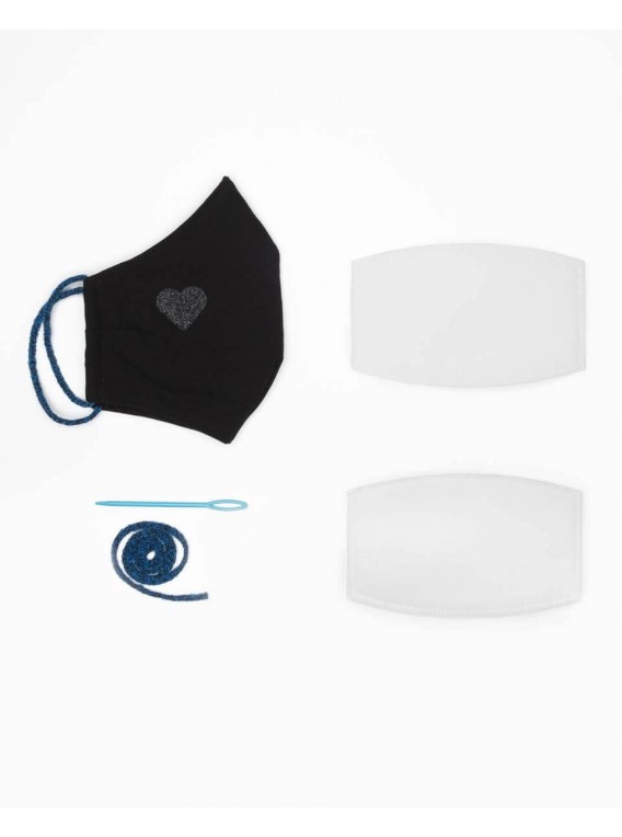 Black Heart Mask