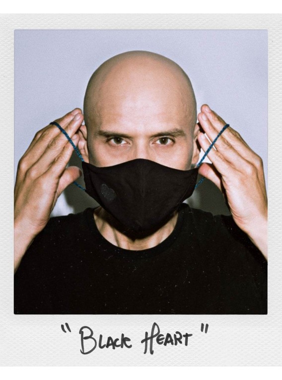 Black Heart Mask