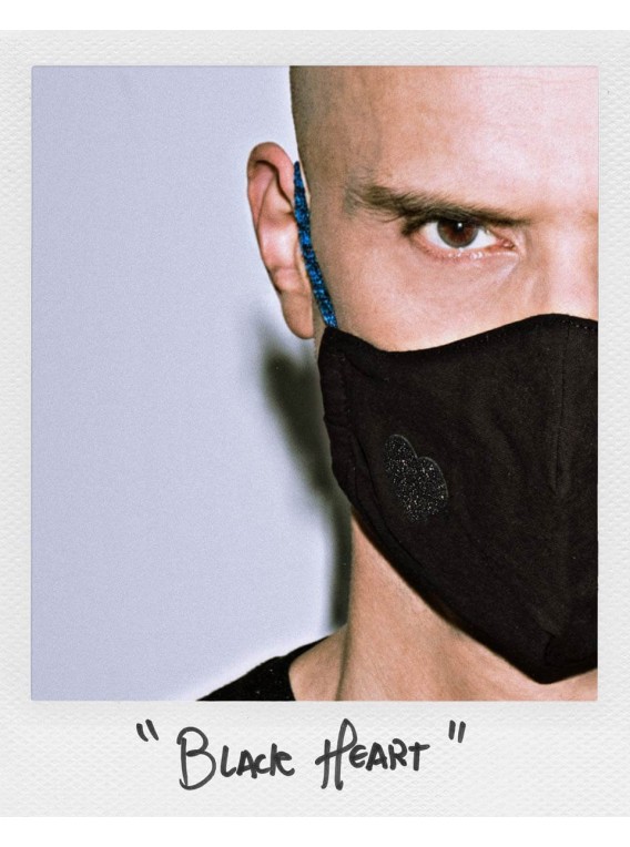 Black Heart Mask