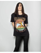 Camiseta Negra "©Led Zeppelin" TALLA ÚNICA