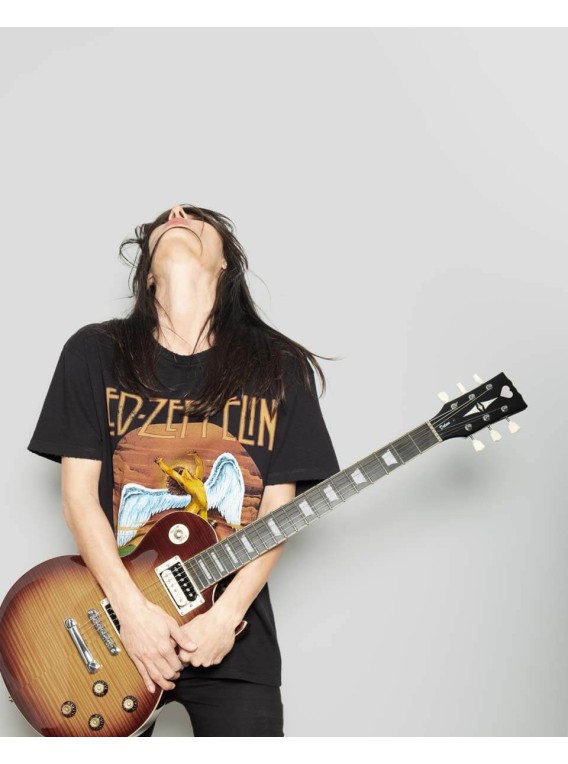 Camiseta Negra "©Led Zeppelin" TALLA ÚNICA