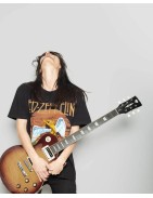 Camiseta Negra "©Led Zeppelin" TALLA ÚNICA