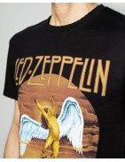 Camiseta Negra "©Led Zeppelin" TALLA ÚNICA