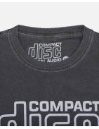RENEWAL VINTAGE_ T-shirt Unisex with worn vintage fabric_ Compact Disc Digital Audio
