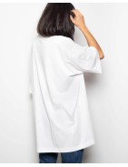 RENEWAL VINTAGE_ Camiseta vestido oversize print fluor de Weekday