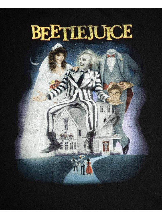 RENEWAL VINTAGE_ Camiseta "Beetlejuice" de...