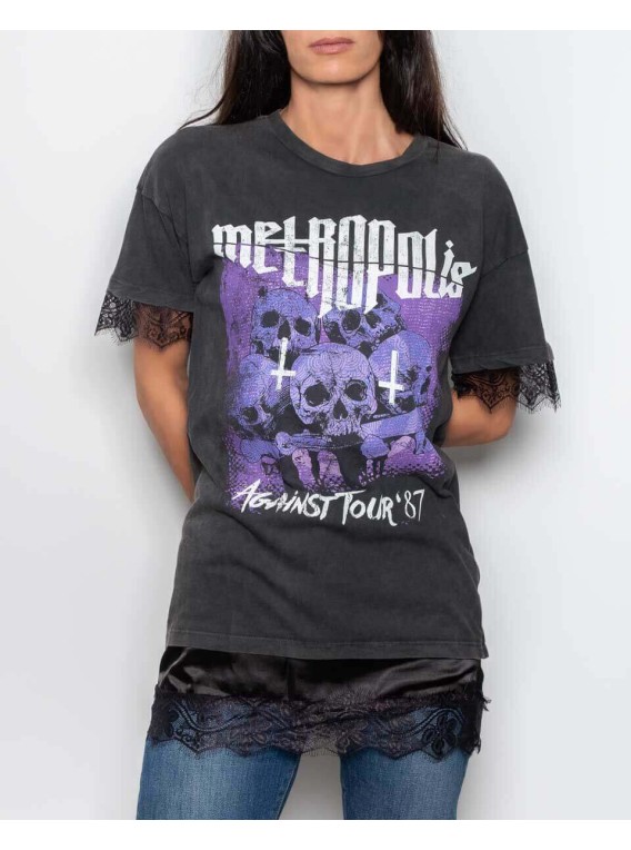 RENEWAL VINTAGE_ T-shirt dress "Metropolis" by...