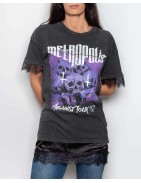 RENEWAL VINTAGE_ T-shirt dress "Metropolis" by Top Shop