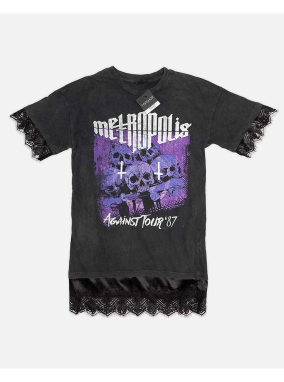 RENEWAL VINTAGE_ T-shirt dress "Metropolis" by...