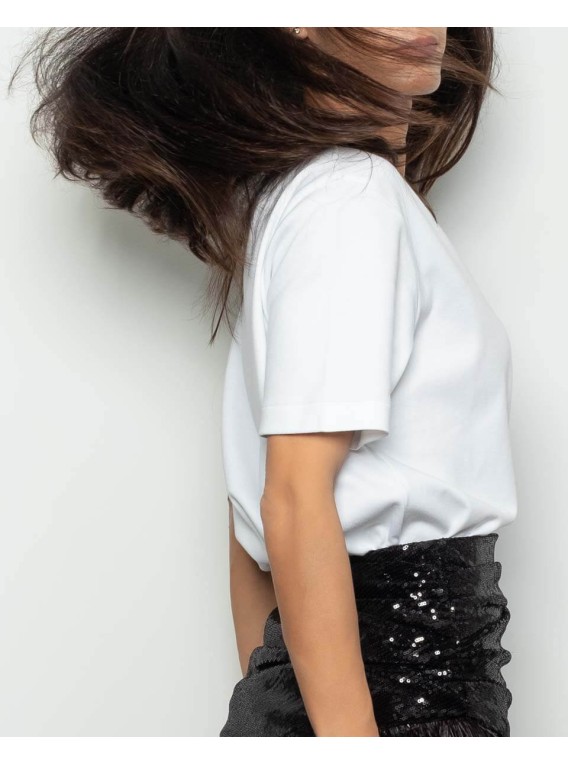 BASICS_ White unisex T-shirt (solft)