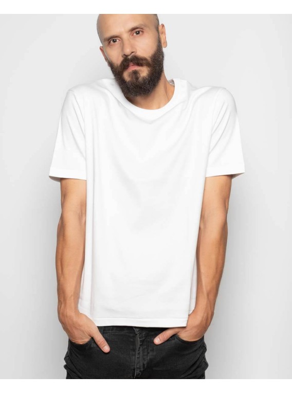 BASICS_ White unisex T-shirt (solft)
