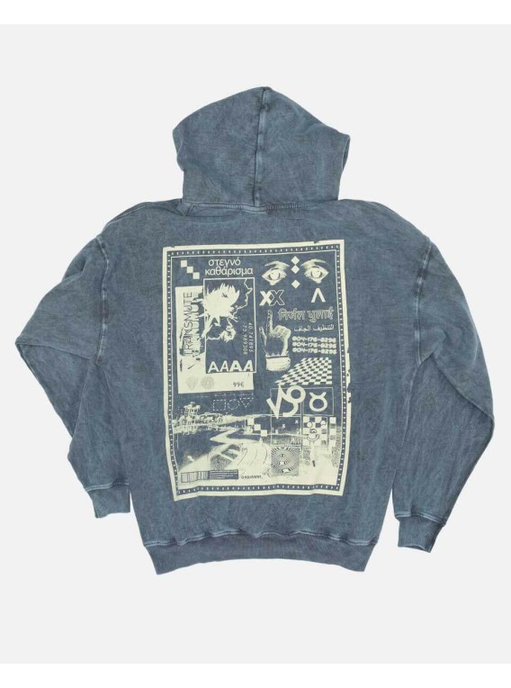 RENEWAL VINTAGE_ Sudadera efecto "DENIM" de...