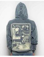 RENEWAL VINTAGE_ "DENIM" effect sweatshirt by Urban Outfitters