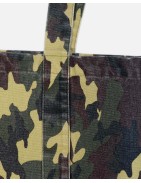 TOFF EXCLUSIVE_ Tote Bag "Camouflage" with inside pocket