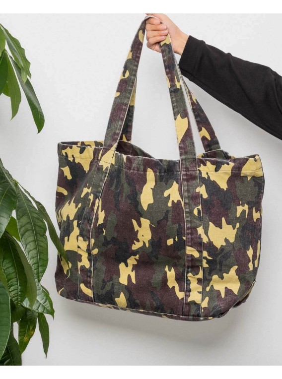 TOFF EXCLUSIVE_ Tote Bag "Camouflage" with...