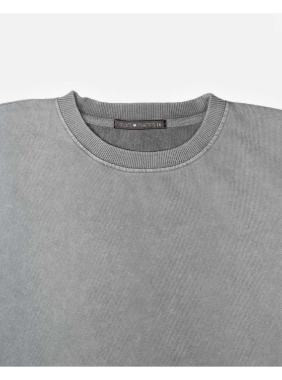 BÁSICOS_ Sudadera sin mangas SEMI CROP