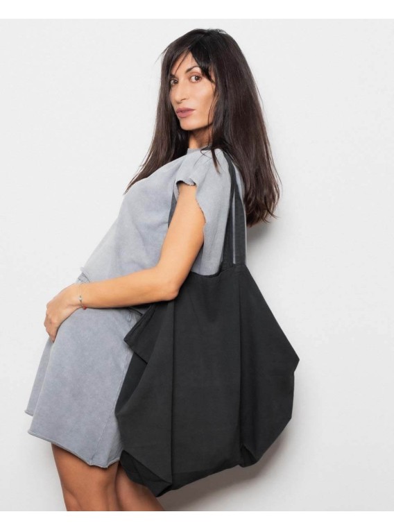 BÁSICOS_ Tote Bag gris (fluida)