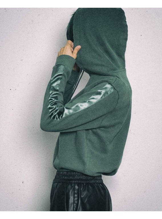 Green Hoodie Unisex - Witch