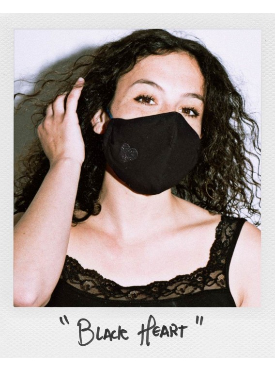 Mascarilla - Black Heart