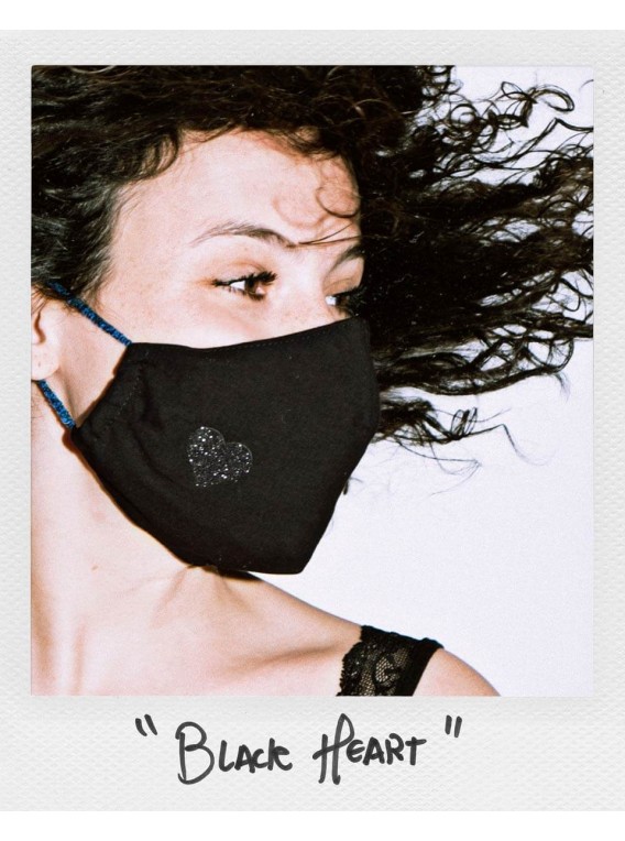 Mascarilla - Black Heart