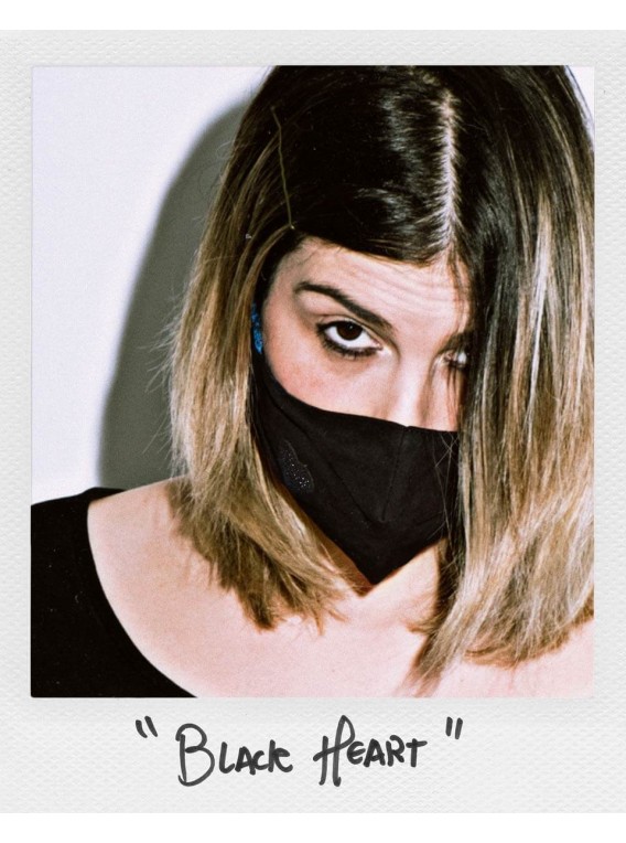Mascarilla - Black Heart