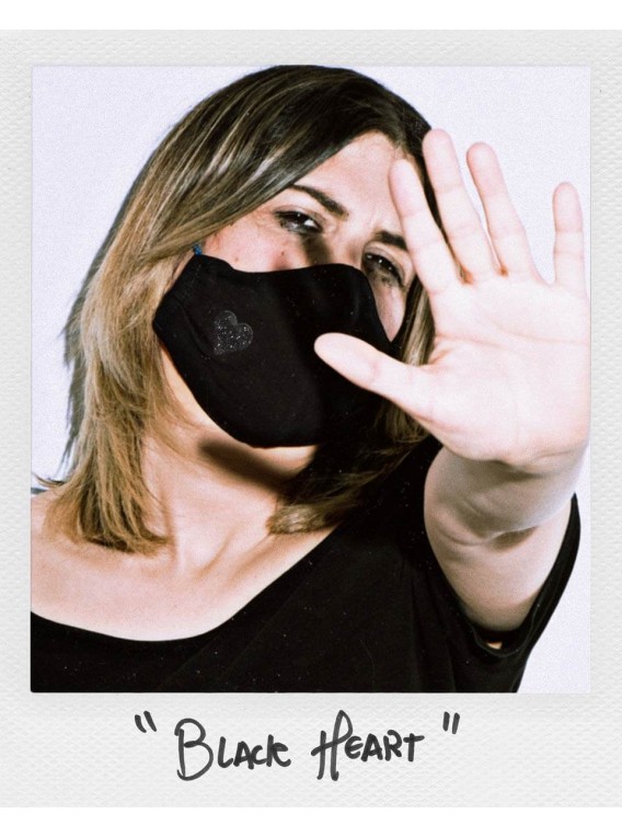 Mascarilla - Black Heart