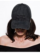 Gorra denim gris "Forever and Ever"