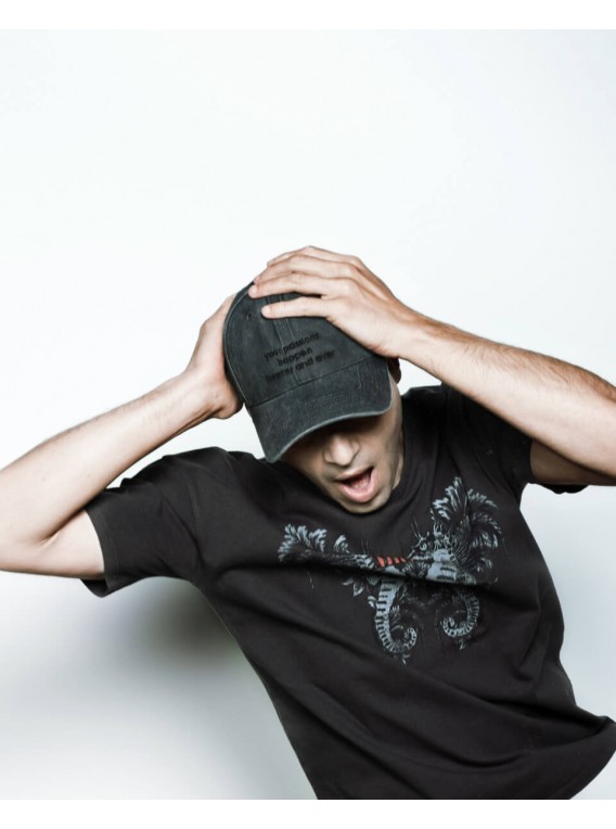 Gorra denim gris "Forever and Ever"