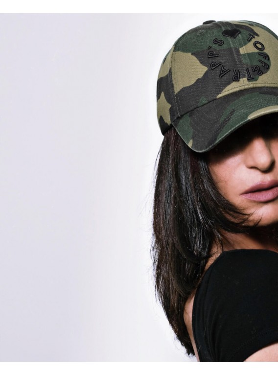 Denim Cap Unisex - Worn Camouflage - Back to...