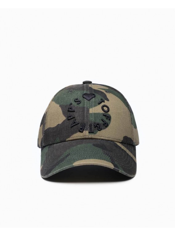 Denim Cap Unisex - Worn Camouflage - Back to...