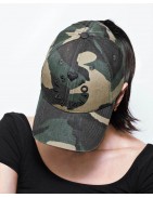 Denim Cap Unisex - Worn Camouflage - Back to the Jungle