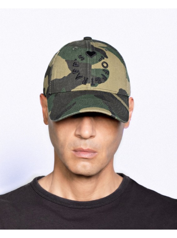 Gorra denim "Back to the Jungle" camuflaje