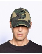 Denim Cap Unisex - Worn Camouflage - Back to the Jungle