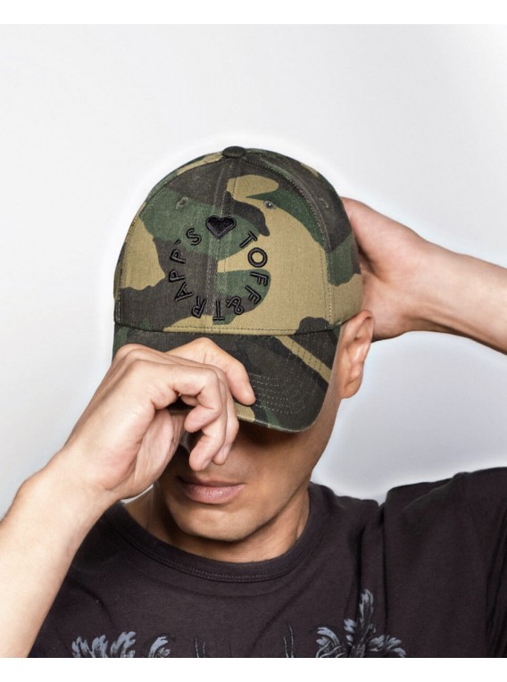 Gorra denim "Back to the Jungle" camuflaje