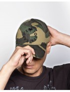 Gorra denim "Back to the Jungle" camuflaje