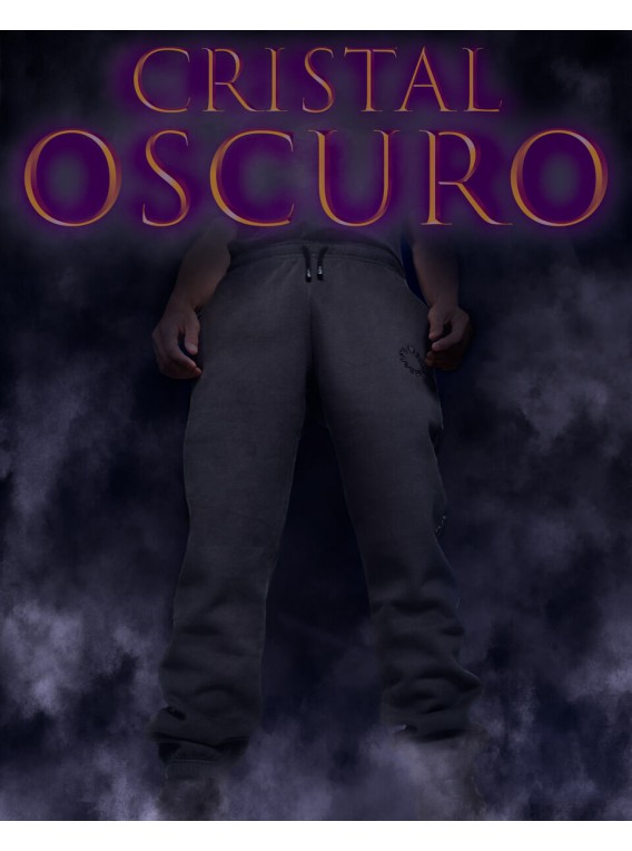 Jogger Negro "Cristal Oscuro" Unisex