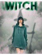 Sudadera Unisex Verde "Witch"