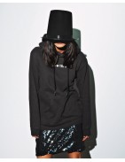 Washed Black Hoodie, Unisex - "Wizard"