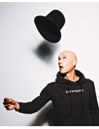 Washed Black Hoodie, Unisex - "Wizard"