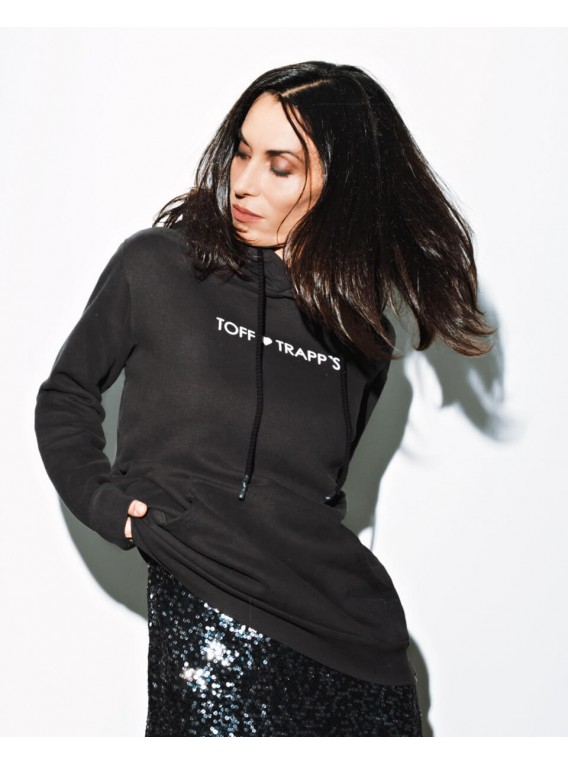 Washed Black Hoodie, Unisex - "Wizard"