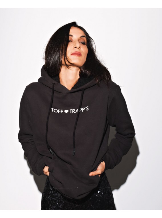 Washed Black Hoodie, Unisex - "Wizard"