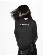 Washed Black Hoodie, Unisex - "Wizard"
