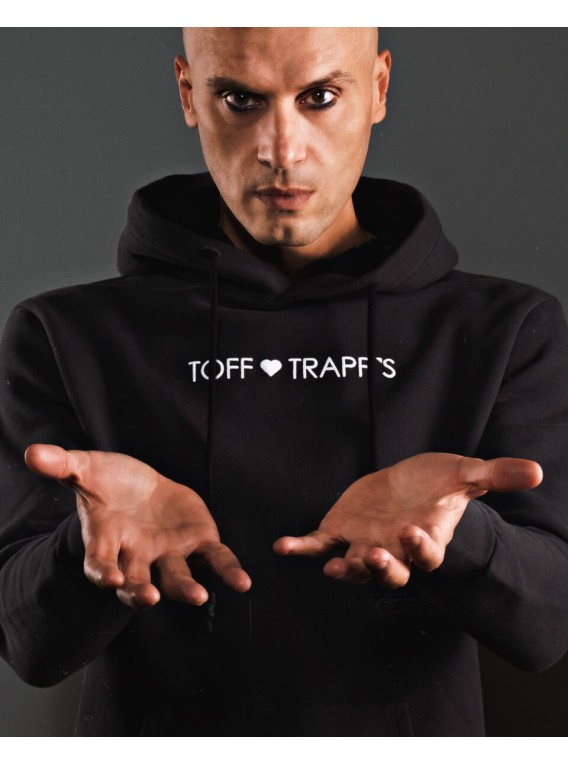 Washed Black Hoodie, Unisex - "Wizard"