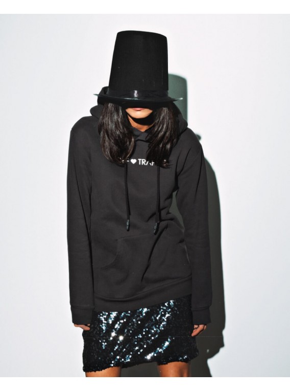 Washed Black Hoodie, Unisex - "Wizard"