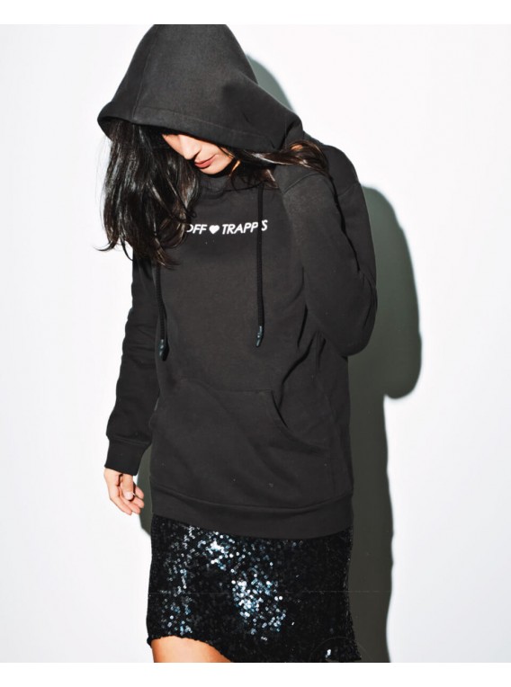 Washed Black Hoodie, Unisex - "Wizard"