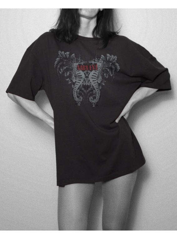 Nirvana Shirt Unisex - Smell Black