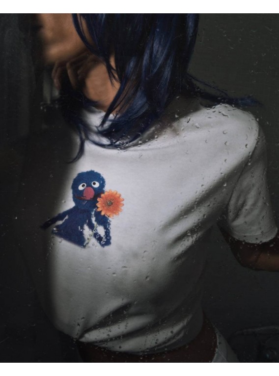 Camiseta Blanco Roto "Loser Lover" ©Barrio Sésamo